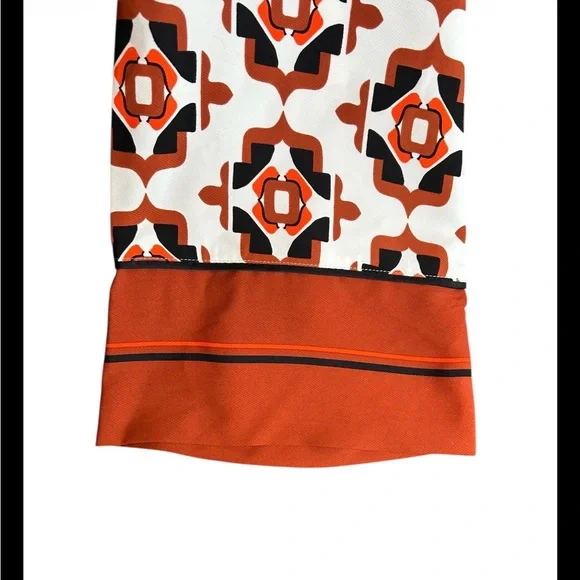 Alix Friedberg On 34th Medallion Print Boho Button Up Blouse Size XL - Picture 4 of 8